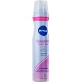 NIVEA Diamond Gloss Care Styling Haarlak - Haarspray - Haarverzorging - Voordeelverpakking - 6 x 250 ml