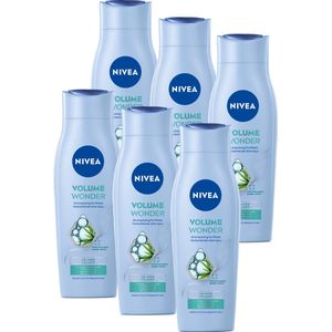 NIVEA Volume Wonder Shampoo - 6 x 250 ml - Voordeelverpakking