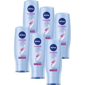 NIVEA Diamond Gloss Conditioner - 200ml - 6 stuks