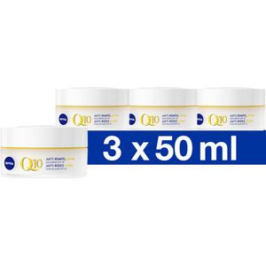 3x Nivea Q10 Dagcrème Anti-Rimpel Power SPF 30 50 ml