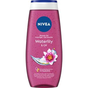 NIVEA Waterlily & Oil Douchegel – Shower Gel Met Vitamine C & E - Voordeelverpakking 6 x 250 ml