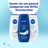 NIVEA Crème Care Douchecrème – Met Vitamine C & E – Hydraterend effect - 6 x 250 ml - Voordeelverpakking