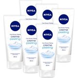NIVEA - Crème Peeling - Douchescrub - 6 x 200 ml - Huidtype Neutraal