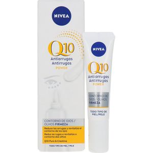 NIVEA Q10 Power Antiarrugas Contorno de Ojos (1 x 15 ml), crème voor het verminderen van oogirritaties en arrugas