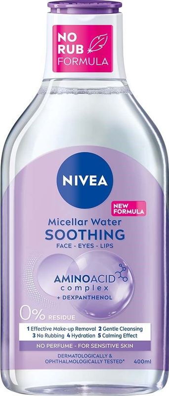 NIVEA - Cleansing Micellar Water - 400 ml - Voor Gevoelige Huid - Vegan Formule