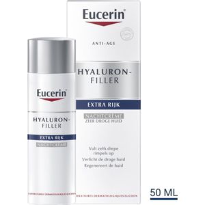 Eucerin Hyaluron-Filler Anti-Rimpel Urea Rijke textuur Nachtcrème - 50 ml