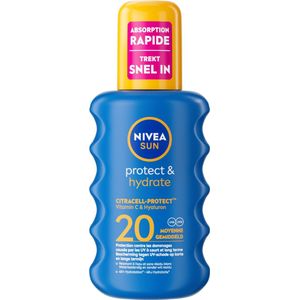 NIVEA - SUN Protect & Hydrate - Zonnebrand Spray - Transparant - SPF 20 - 200 ml