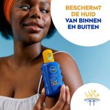 NIVEA SUN Protect & Hydrate Zonnebrand Spray - SPF 50 - Zonnespray - Beschermt en hydrateert - Koraalvriendelijk - Met Vitamine E - 200 ml