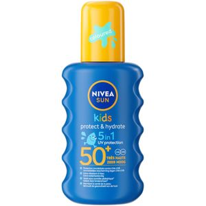 NIVEA - Sun Protect & Hydrate - Zonnespray - Kids - SPF 50+ - 6 x 200 ml - Voordeelverpakking