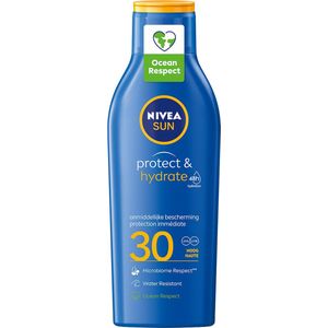 NIVEA SUN Protect & Hydrate Zonnecrème - SPF 30 - Beschermt en hydrateert - 200 ml