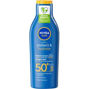 NIVEA SUN Protect & Hydrate zonnemelk - SPF 50 - Beschermt en hydrateert - 200 ml