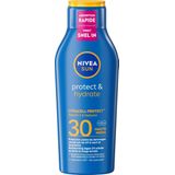 NIVEA SUN Protect & Hydrate Zonnecrème - SPF 30 - Beschermt en hydrateert - 400 ml