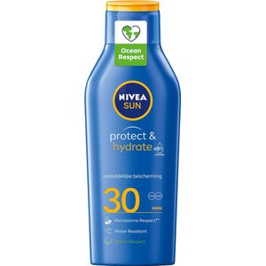 NIVEA SUN Protect & Hydrate Zonnecrème - SPF 30 - Beschermt en hydrateert - 400 ml