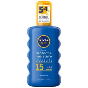 Nivea - Sun Protect & Moisture - Zonnespray - SPF15 - 200 ml