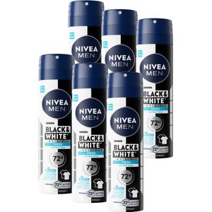 NIVEA MEN - Invisible for Black & White Fresh - Deodorant Spray - 150ml - Alcoholvrij
