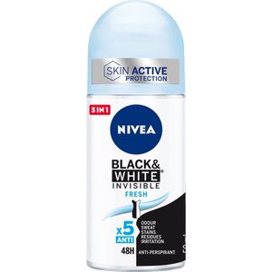 Deodorant Roller Black & White Invisible Fresh Nivea (50 ml)