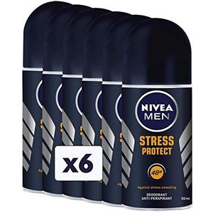 Nivea Stress Protect Men Roll-On, set van 6 (6 x 50 ml)