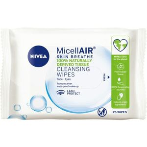 Reinigingsdoekjes - Micellar - 25 Stuks - Voor Alle Huidtypes