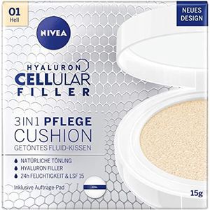 NIVEA Hyaluron Cellular Filler Cushion Foundation in Spons 3in1 Tint 01 Light 15 g