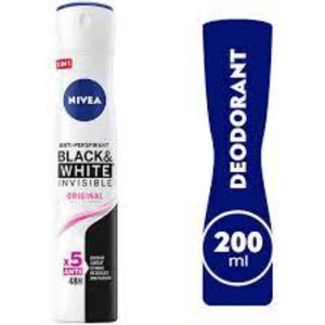 Nivea - Black & White Original - Deodorant - 150ml - Vrij van Ethylalcohol