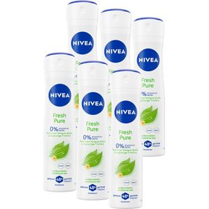 NIVEA - Fresh Pure - Deodorant Spray - Jasmijn - Natuurlijke Ingrediënten