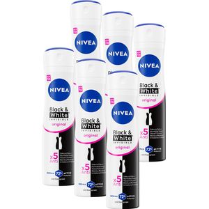 NIVEA - Invisible For Black & White - Deodorant Spray - Anti-Transpirant - Alcoholvrij