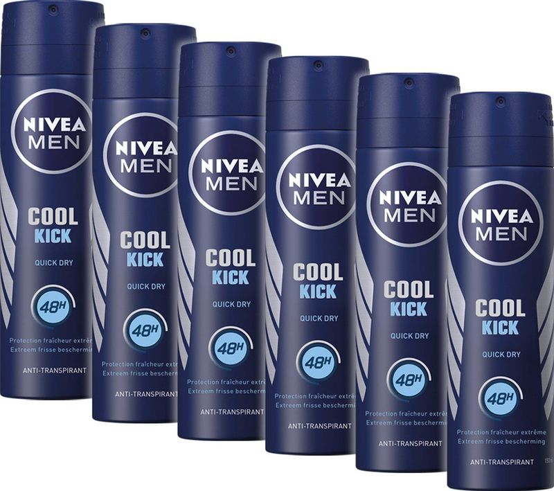 NIVEA Deodorant Spray Cool Kick 150 ml Multiverpakking