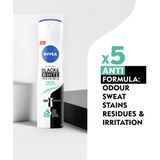 NIVEA Deodorant Spray Invisible Fresh For Black & White - 150 ml