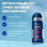 NIVEA MEN Dry Impact Anti-Transpirant Deo Roller - Deodorant - 6 x 50 ml - Voordeelverpakking