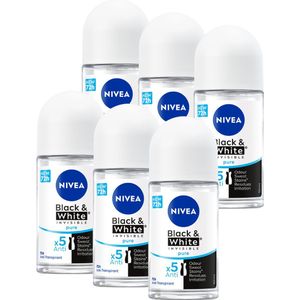 NIVEA - Black & White Invisible - Deodorant - 72 uur Bescherming - Anti-vlekken Technologie