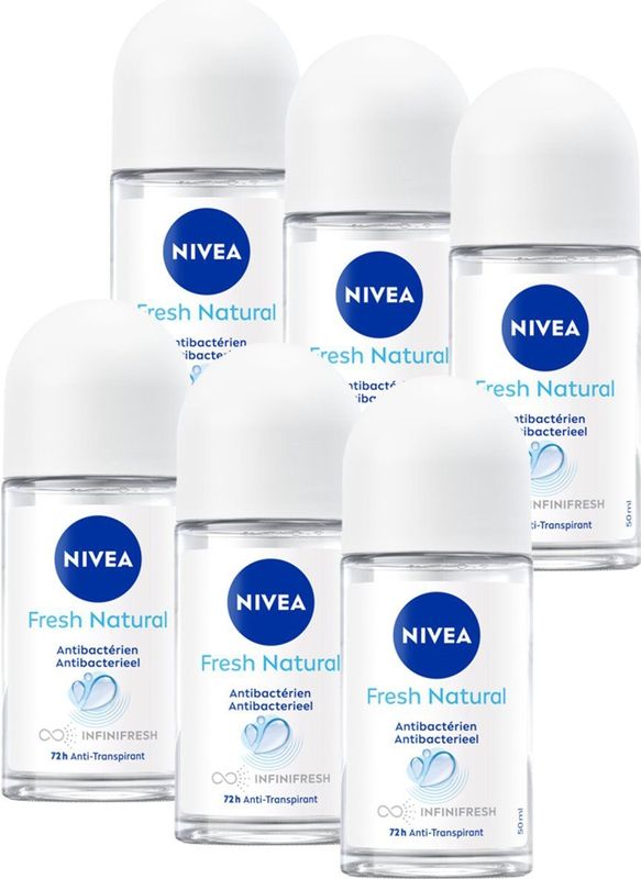 NIVEA - Fresh Natural - Deodorant Roller - Oceaanextracten - Alcoholvrij