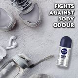 NIVEA MEN Silver Protect Dynamic Power Anti-Transpirant Deo Roller - Deodorant - 6 x 50 ml - Voordeelverpakking