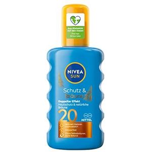 Nivea Sun Spray, zonbeschermingsfactor 20, spuitfles, bescherming en bruining, 200 ml