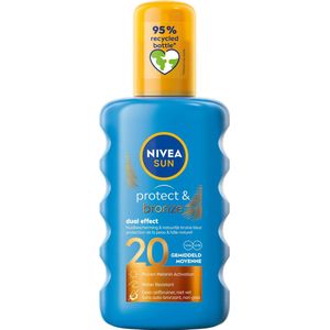 NIVEA SUN Protect & Bronze Zonnebrand Spray SPF 20 - 200 ml