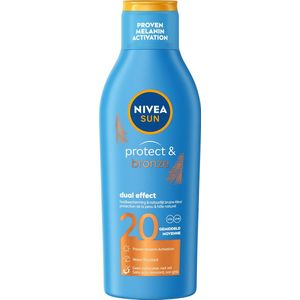 Nivea Sun Protect & Bronze Zonnebrand Melk SPF 20 200 ml