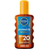 NIVEA SUN Protect & Bronze Oil Spray SPF20 200 ml