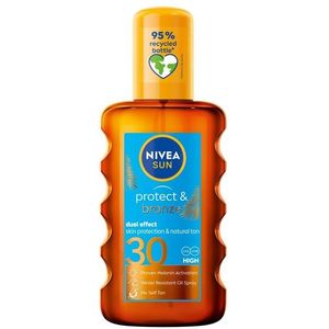 Nivea - Sun Protect & Bronze Oil Spray - SPF30 - 200 ml - Zonnebrand