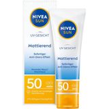 NIVEA SUN Zonnematerende gezichtscrème SPF50, 50 ml