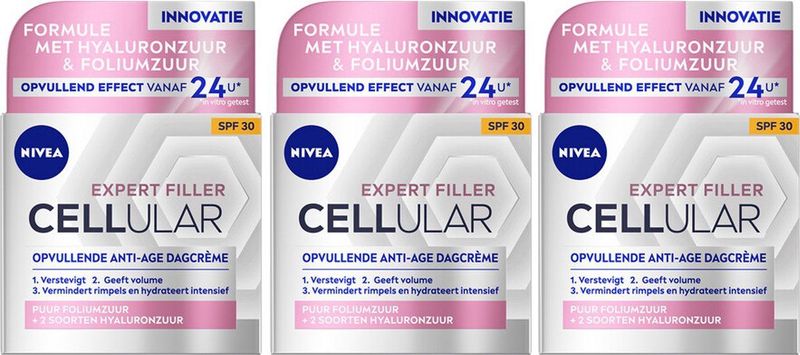 NIVEA - Cellular Filler - Dagcrème - 50 ml - Anti-Age - SPF 30