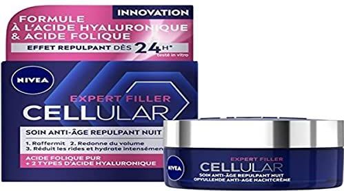 NIVEA CELLular Expert Filler Anti-Age - Nachtcrème - Ouder wordende huid - Hyaluronzuur - Collageen - 50 ml