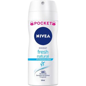 NIVEA Fresh Natural - 100 ml - Deodorant Spray - Pocketsize