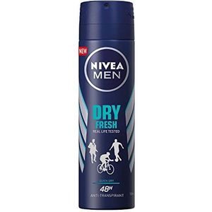 NIVEA MEN Dry Fresh - 6 x 150ml - Voordeelverpakking - Deodorant Spray
