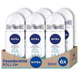 NIVEA - Dry Comfort Fresh - Deodorant Roll-on - 6 stuks - 50 ml - 72 uur bescherming