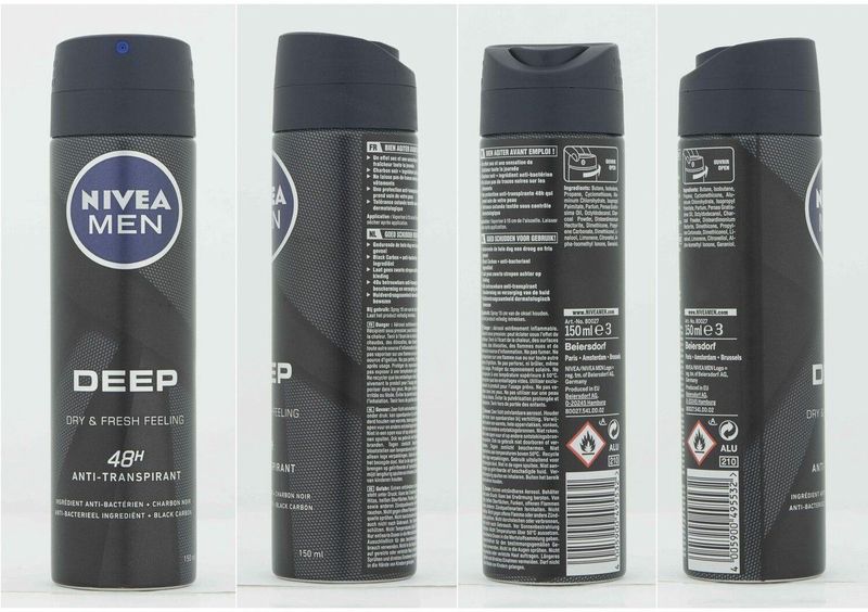 NIVEA MEN Deep Deodorant spray - 150 ml