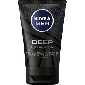 NIVEA MEN Deep Reinigingsgel - Face Wash - Gezichtsreiniging Mannen - 100 ml