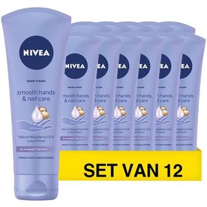 Nivea - Zijdedacht - Handcrème - 100 ml - 12 Stuks