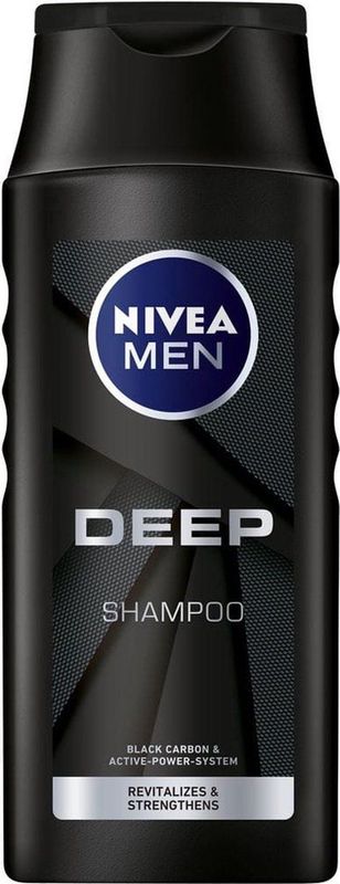 Nivea Men - Deep - Shampoo - Zwart - Zwarte Houtskool