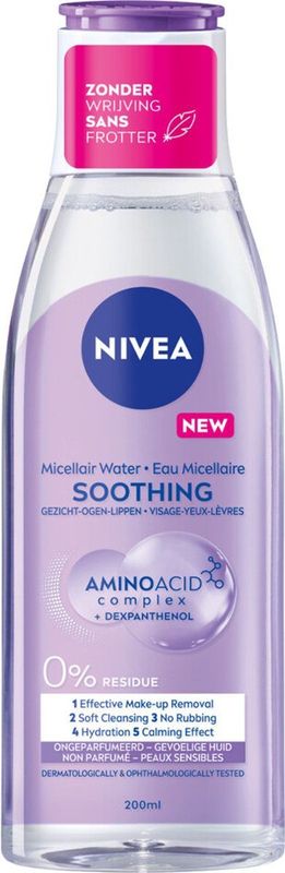 NIVEA Micellar Water Sensitive Skin Anti Residu - 200 ml