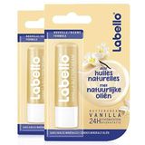 Nivea Labello Vanilla Buttercream (2 x 5,5 ml), lippenbalsem verrijkt met natuurlijke oliën, lippenverzorging, langdurige hydratatie gedurende 24 uur