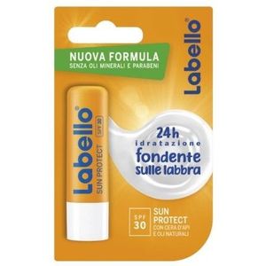 Labello Sun Protection Formula Senza Oli Mineralen en Parabeni, 24H di Idratazione, SPF 30-18 g